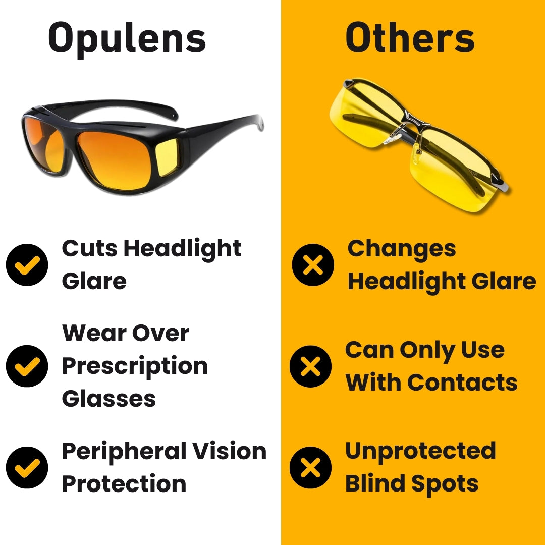 Opulens™ - Headlight Glasses with GlareShield technology.