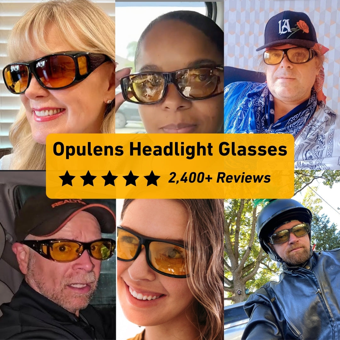 Opulens™ - Headlight Glasses with GlareShield technology.